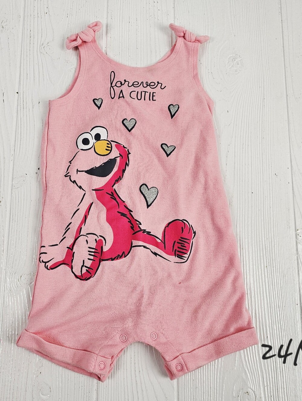 Sesame Street Elmo Baby Girls Romper